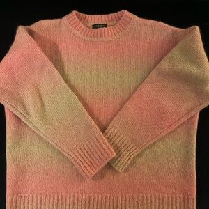 rag & bone Pink and Cream Women's Sweater
